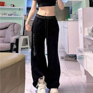 Elegant Black Women's Track Pants